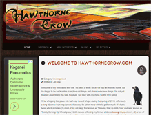 Tablet Screenshot of hawthornecrow.com